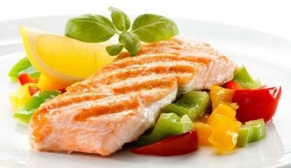 pescado con verduras para la dieta Dukan